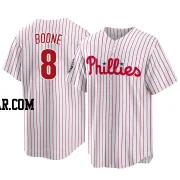 Bob Boone Men's Philadelphia Phillies White Replica 2022 World Series Home Jersey