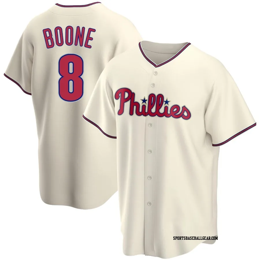 Bob Boone Youth Philadelphia Phillies Cream Replica Alternate Jersey