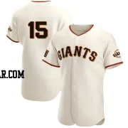 Bob Brenly Men's San Francisco Giants Cream Authentic Home Jersey