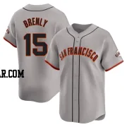 Bob Brenly Men's San Francisco Giants Gray Limited Away Jersey