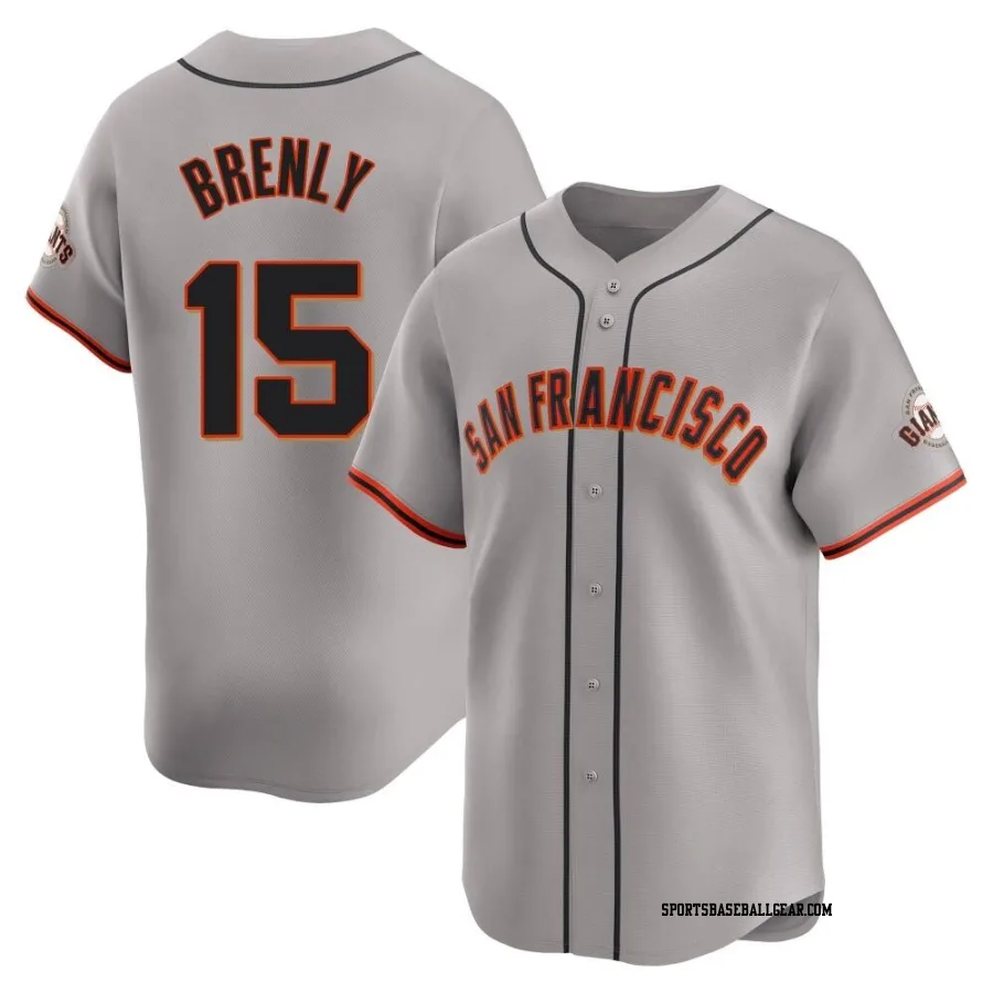 Bob Brenly Men's San Francisco Giants Gray Limited Away Jersey