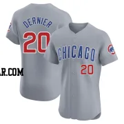 Bob Dernier Men's Chicago Cubs Gray Elite Road Jersey