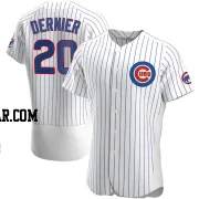 Bob Dernier Men's Chicago Cubs White Authentic Home Jersey