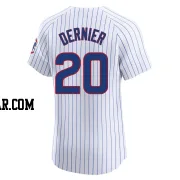 Bob Dernier Men's Chicago Cubs White Elite Home Jersey