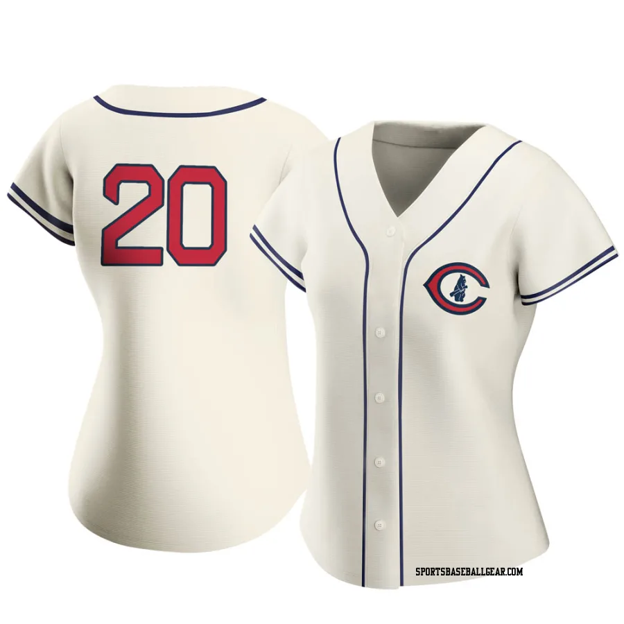 Bob Dernier Women's Chicago Cubs Cream Replica 2022 Field Of Dreams Jersey