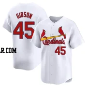 Bob Gibson Youth St. Louis Cardinals White Limited Home Jersey