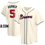 Bob Horner Men's Atlanta Braves Cream Replica Alternate Jersey