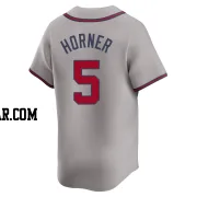 Bob Horner Men's Atlanta Braves Gray Limited Away Jersey