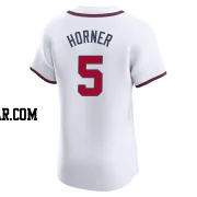 Bob Horner Men's Atlanta Braves White Elite Home Jersey