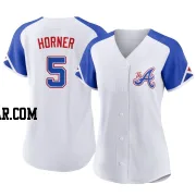 Bob Horner Women's Atlanta Braves White Authentic 2023 City Connect Jersey