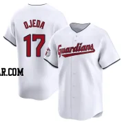 Bob Ojeda Men's Cleveland Guardians White Limited Home Jersey