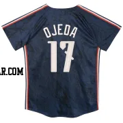 Bob Ojeda Toddler Cleveland Guardians Navy Limited Preschool & 2024 City Connect Jersey