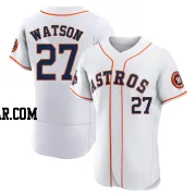 Bob Watson Men's Houston Astros White Authentic 2022 World Series Champions Home Jersey