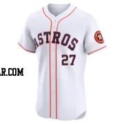 Bob Watson Men's Houston Astros White Elite Home Jersey