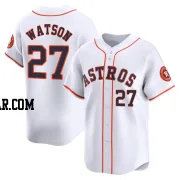 Bob Watson Men's Houston Astros White Limited Home Jersey