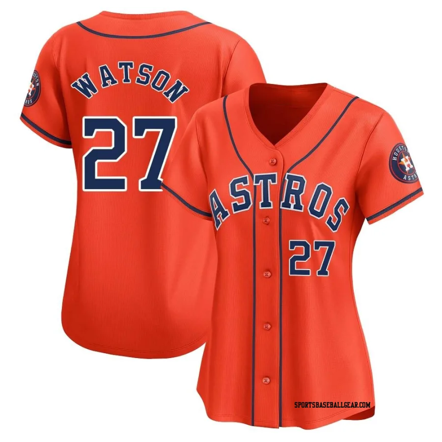 Bob Watson Women's Houston Astros Orange Limited Alternate Jersey