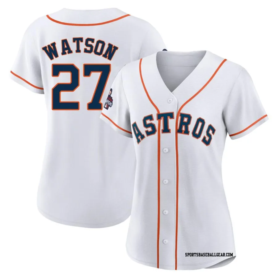 Bob Watson Women's Houston Astros White Authentic 2022 World Series Champions Home Jersey