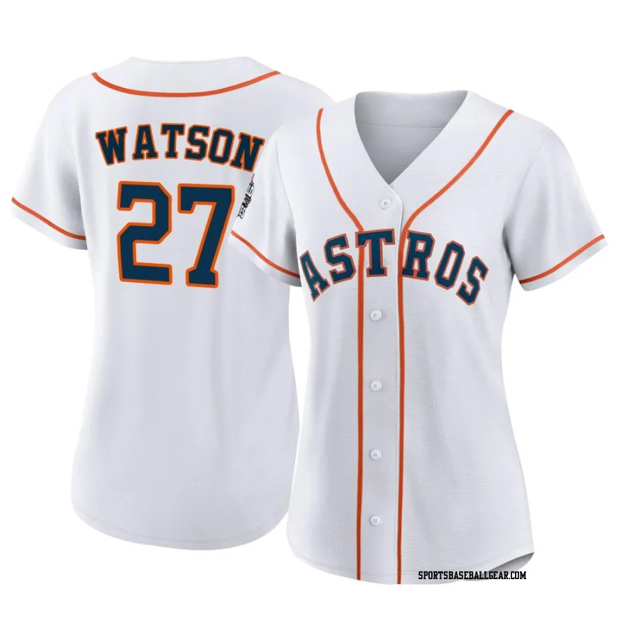 Bob Watson Women's Houston Astros White Authentic 2022 World Series Home Jersey