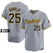 Bobby Bonilla Men's Pittsburgh Pirates Gray Limited Away Jersey