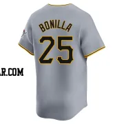 Bobby Bonilla Men's Pittsburgh Pirates Gray Limited Away Jersey