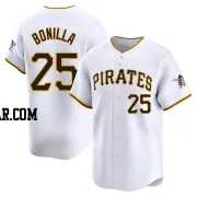 Bobby Bonilla Men's Pittsburgh Pirates White Limited Home Jersey