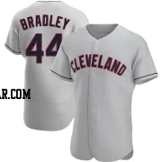 Bobby Bradley Men's Cleveland Guardians Gray Authentic Road Jersey