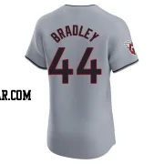 Bobby Bradley Men's Cleveland Guardians Gray Elite Road Jersey