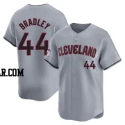 Bobby Bradley Men's Cleveland Guardians Gray Limited Road Jersey