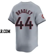 Bobby Bradley Men's Cleveland Guardians Gray Limited Road Jersey