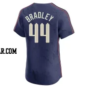 Bobby Bradley Men's Cleveland Guardians Navy Elite 2024 City Connect Jersey