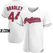 Bobby Bradley Men's Cleveland Guardians White Authentic Home Jersey