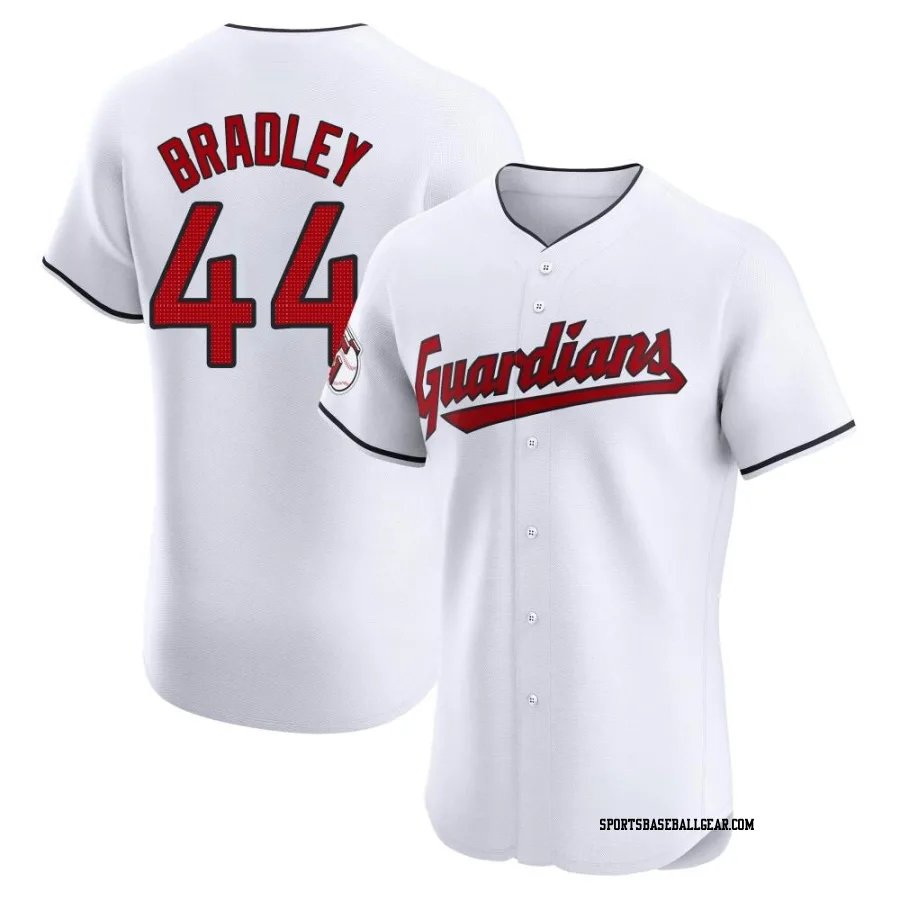 Bobby Bradley Men's Cleveland Guardians White Elite Home Jersey