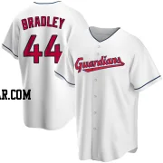 Bobby Bradley Men's Cleveland Guardians White Replica Home Jersey