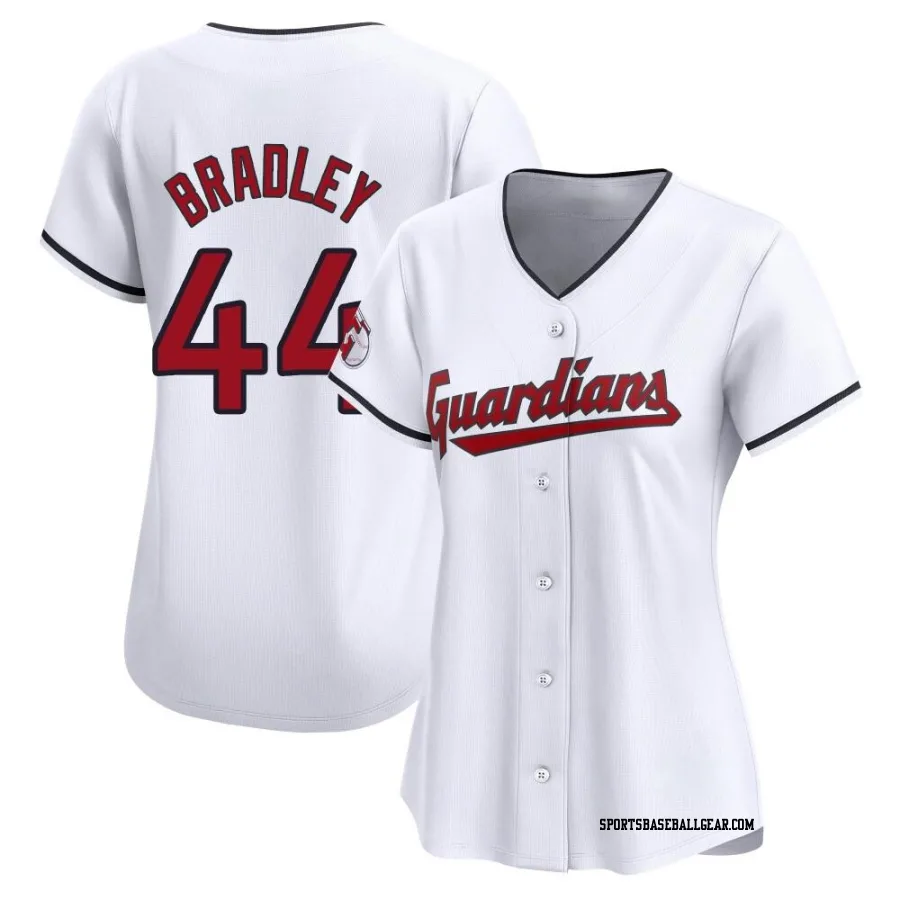 Bobby Bradley Women's Cleveland Guardians White Limited Home Jersey