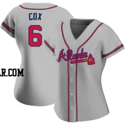 Bobby Cox Women's Atlanta Braves Gray Authentic Road Jersey