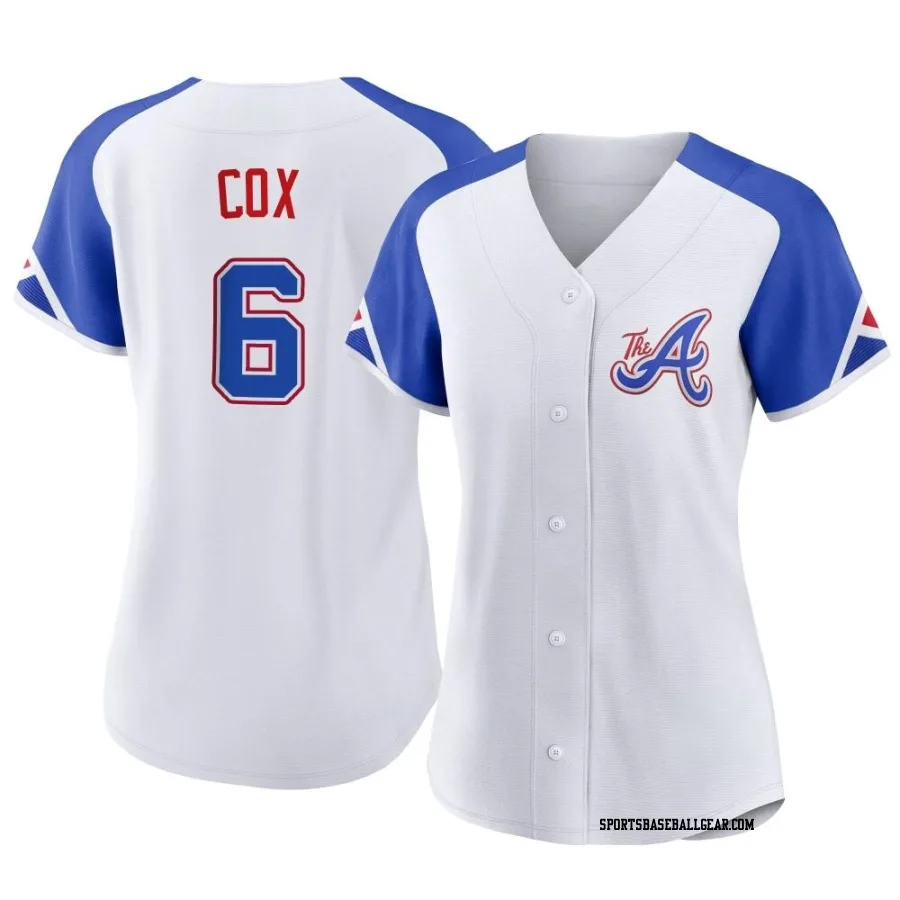 Bobby Cox Women's Atlanta Braves White Authentic 2023 City Connect Jersey