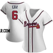 Bobby Cox Women's Atlanta Braves White Replica Home Jersey