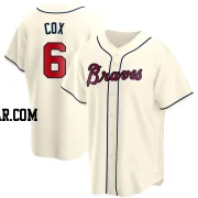 Bobby Cox Youth Atlanta Braves Cream Replica Alternate Jersey