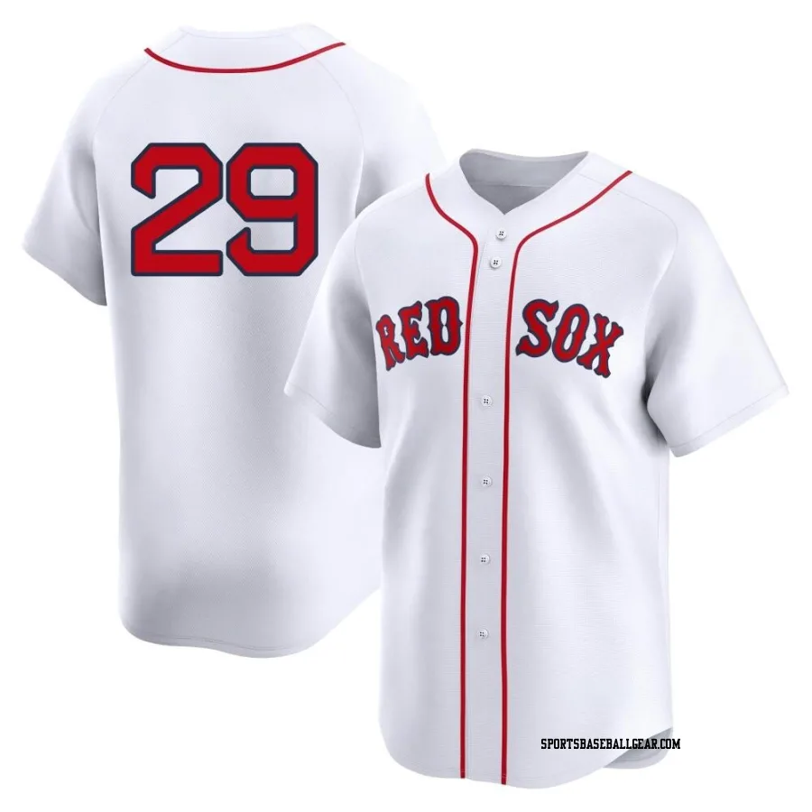 Bobby Dalbec Men's Boston Red Sox White Limited 2nd Home Jersey