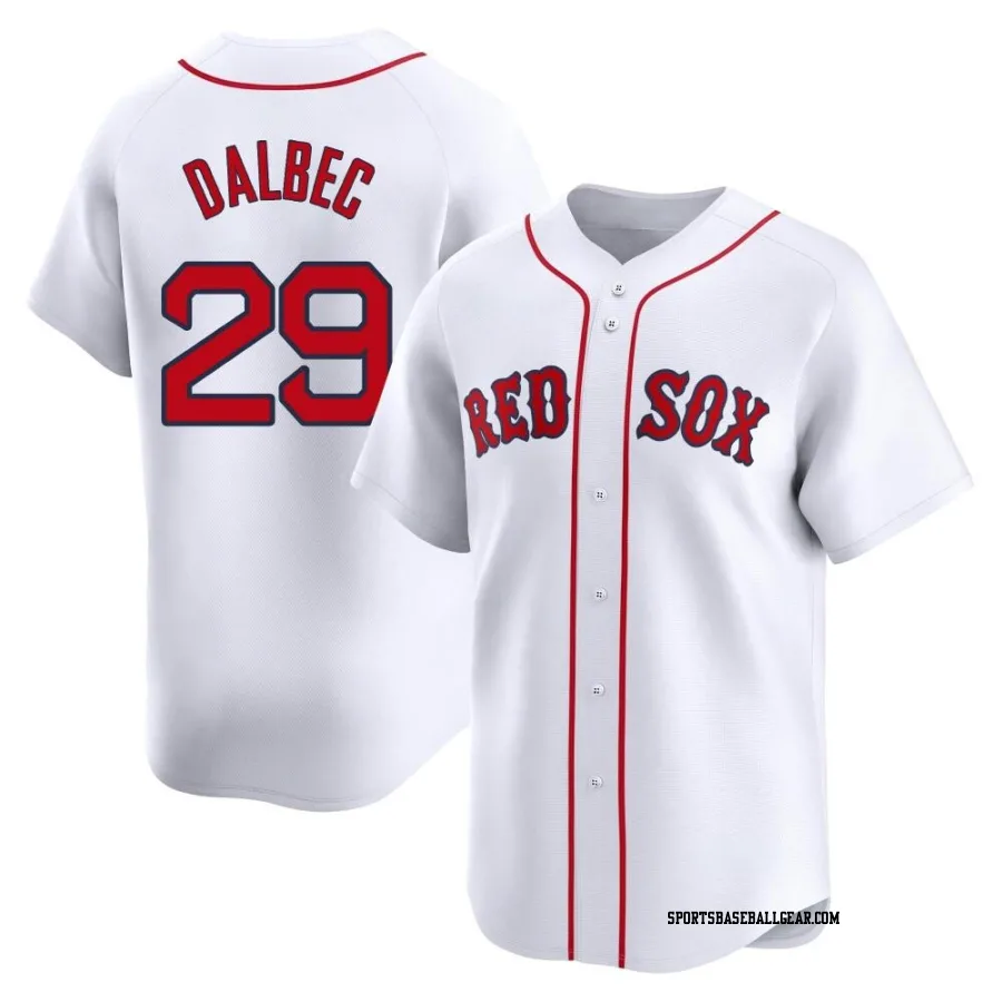 Bobby Dalbec Men's Boston Red Sox White Limited Home Jersey