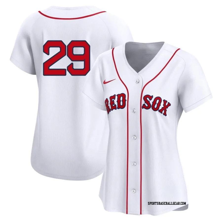 Bobby Dalbec Women's Boston Red Sox White Limited 2nd Home Jersey