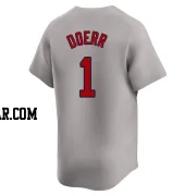 Bobby Doerr Men's Boston Red Sox Gray Limited Away Jersey