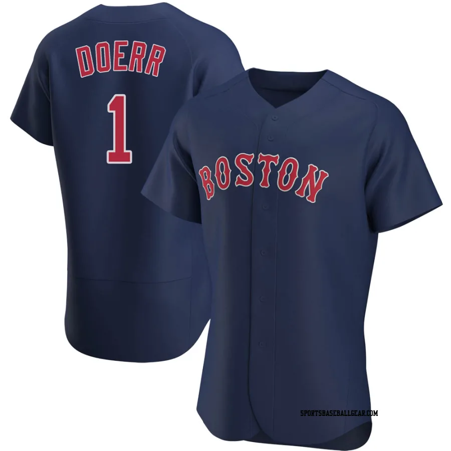 Bobby Doerr Men's Boston Red Sox Navy Authentic Alternate Jersey