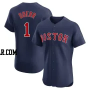 Bobby Doerr Men's Boston Red Sox Navy Elite Alternate Jersey