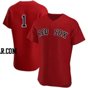 Bobby Doerr Men's Boston Red Sox Red Authentic Alternate Team Jersey