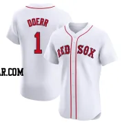 Bobby Doerr Men's Boston Red Sox White Elite Home Patch Jersey