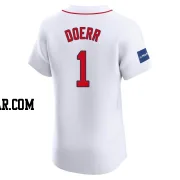 Bobby Doerr Men's Boston Red Sox White Elite Home Patch Jersey