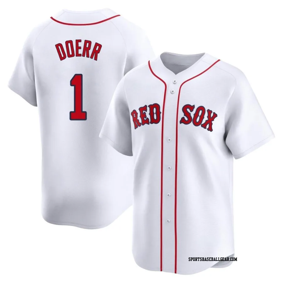 Bobby Doerr Men's Boston Red Sox White Limited Home Jersey