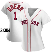 Bobby Doerr Women's Boston Red Sox White Authentic Home Jersey