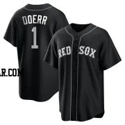 Bobby Doerr Youth Boston Red Sox Black/White Replica Jersey